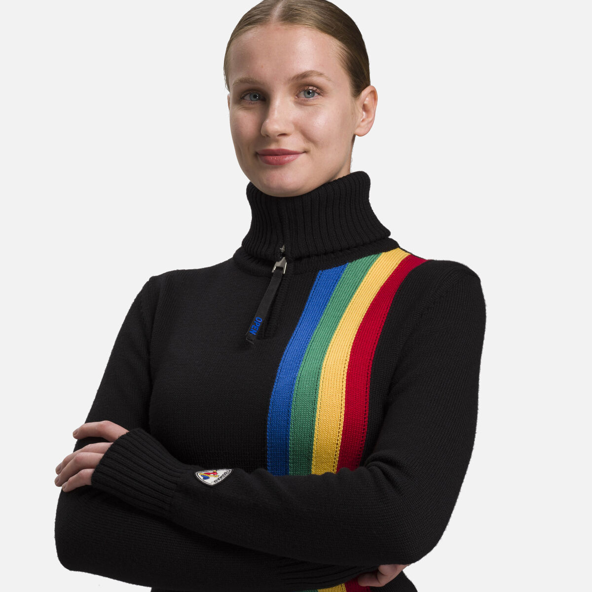 Rossignol JCC Pull Ski-Fly 1/2 Zip Femme black